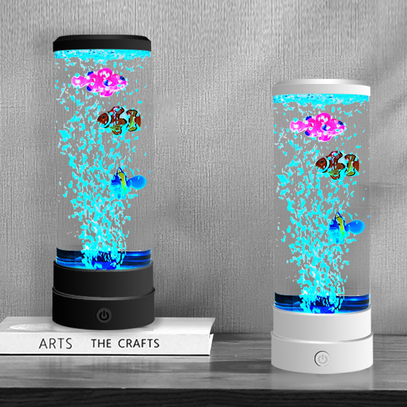Home Decor Inspo - 시뮬레이션 LED 멀티 컬러 버블 피쉬