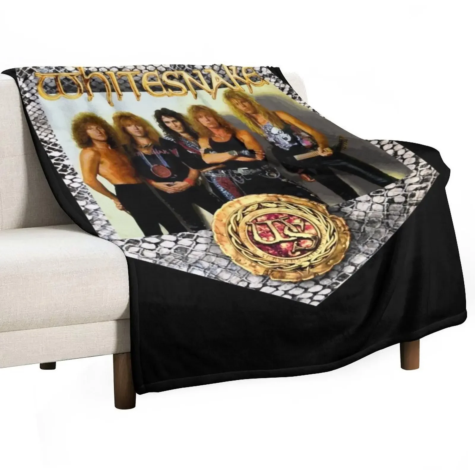 Home Decor Png - Whitesnake &x27;89 클래식 티셔츠.png 담요 캠핑