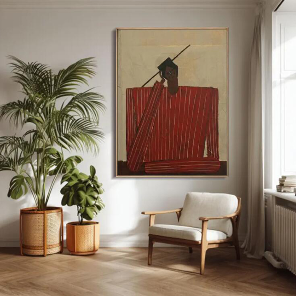 100% 수작업 추상 유화 캔버스 중세 캐릭터 벽 예술 - Home Decor Free Images 리뷰 및 가격