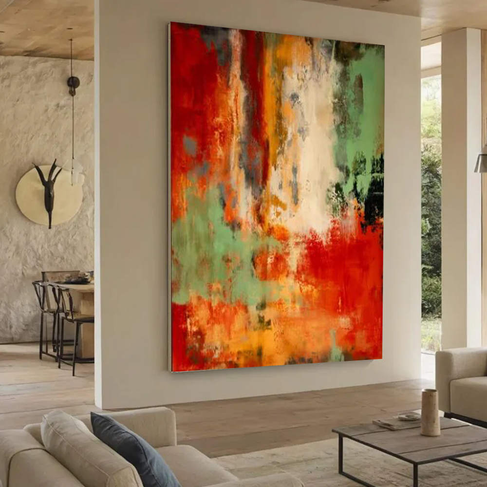 100% 수제 추상 유화 캔버스 그림 insEarth  - Home Decor Free Images 리뷰 및 가격