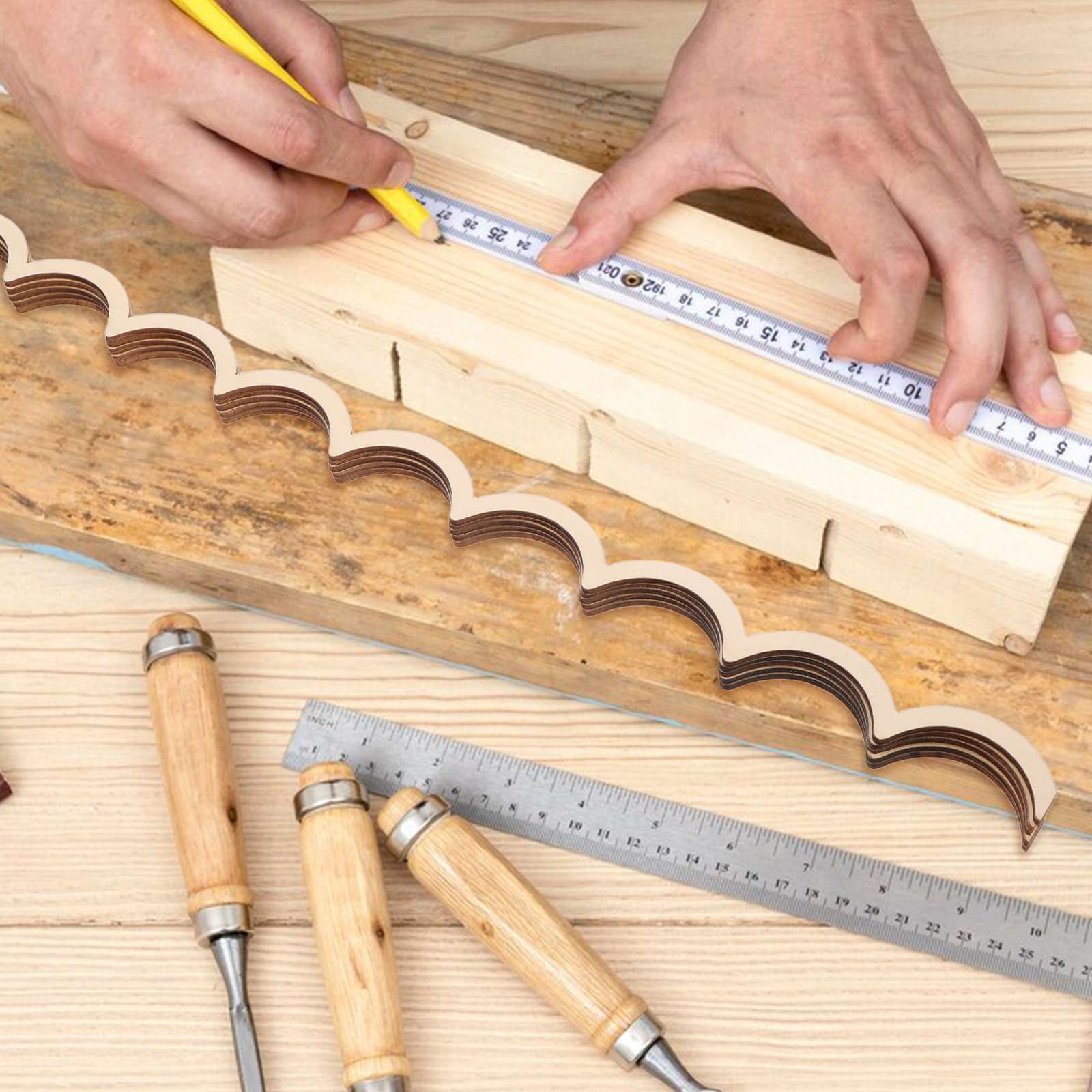 30개 미완성 나무 선반 트림 몰딩 장식용 엣지 스트립 - Home Decor Wall Molding 리뷰 및 가격