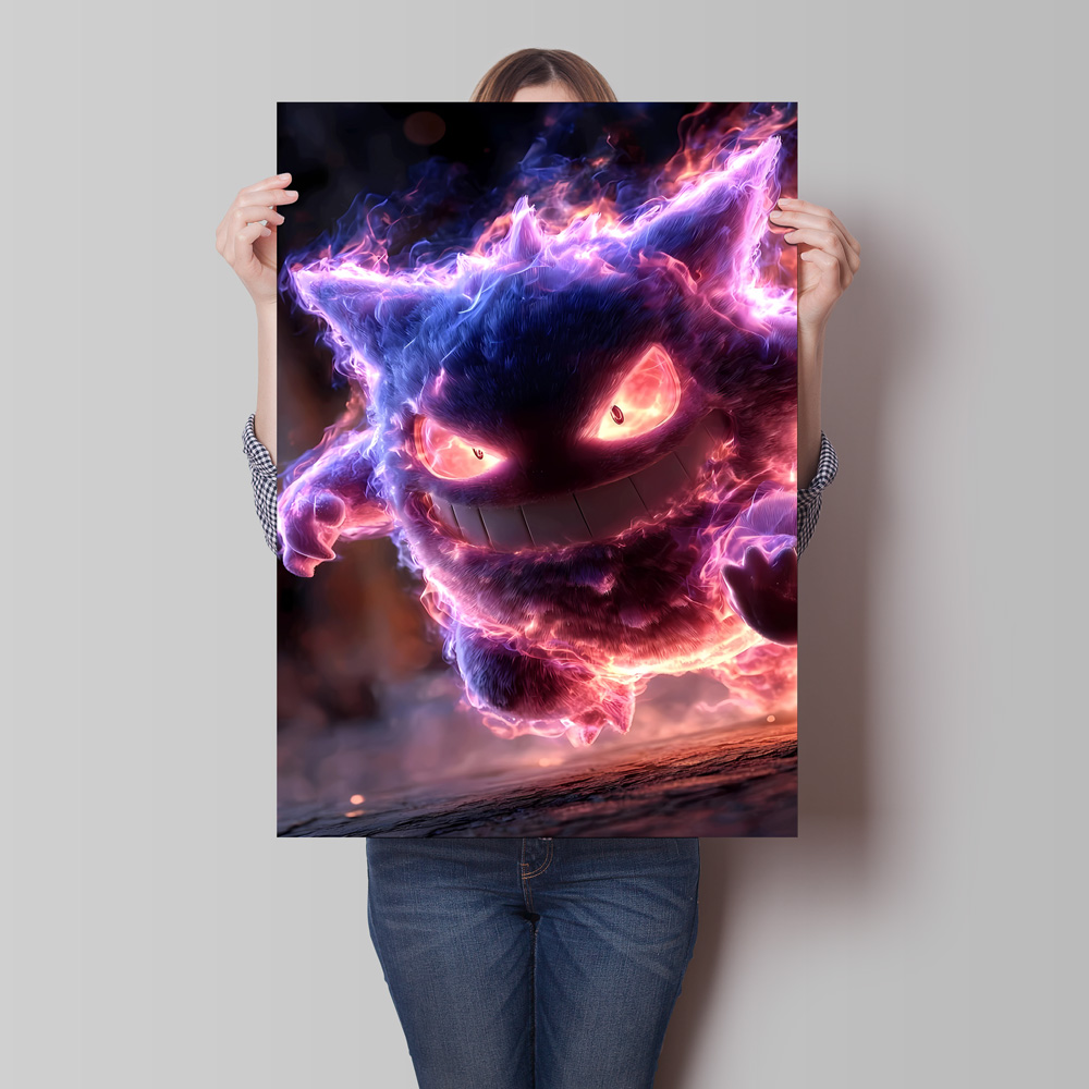 뜨거운 포켓몬 애니메이션 캔버스 인쇄 포스터 Genga - Home Decor Free Images 리뷰 및 가격