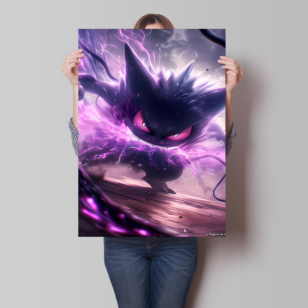 뜨거운 포켓몬 애니메이션 캔버스 인쇄 포스터 Genga - Home Decor Free Images 리뷰 및 가격