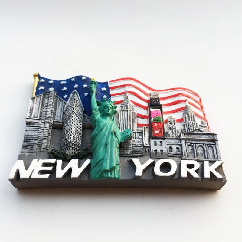 미국 뉴욕 여행 기념품 냉장고 자석 미국 관광 기념품  - Home Decor Usa 리뷰 및 가격