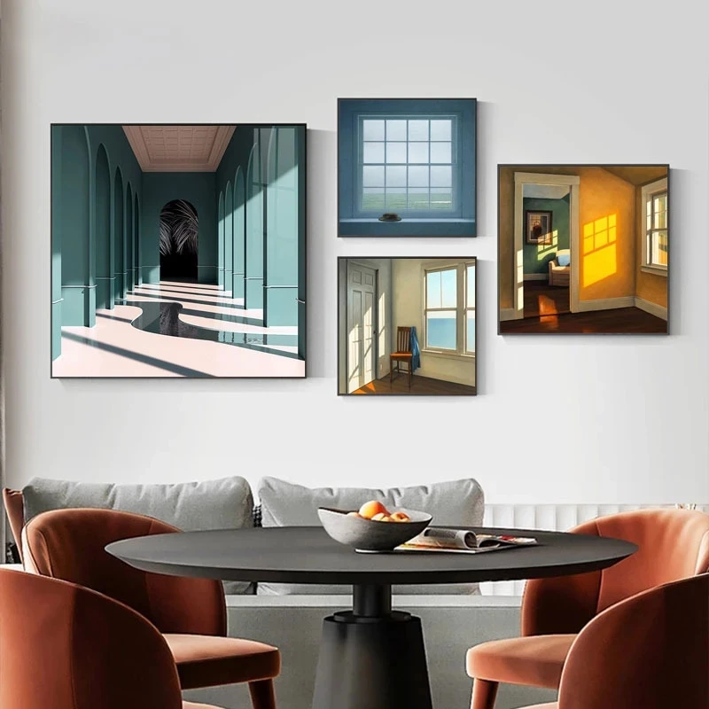 북유럽 창 외부 풍경 캔버스 회화 인쇄 풍경 인테리어  - Home Decor Outside 리뷰 및 가격