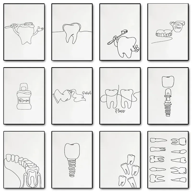 캔버스 그림 벽 예술 미니멀리스트 블랙 치아 라인 포스 - Home Decor Minimal 리뷰 및 가격