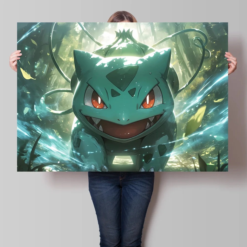 캔버스 HD 프린트 포켓몬 뮤츠 포스터 고품질 만화 캐 - Home Decor Free Images 리뷰 및 가격