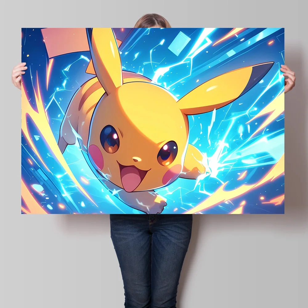 캔버스 HD 프린트 포켓몬 뮤츠 포스터 고품질 만화 캐 - Home Decor Free Images 리뷰 및 가격