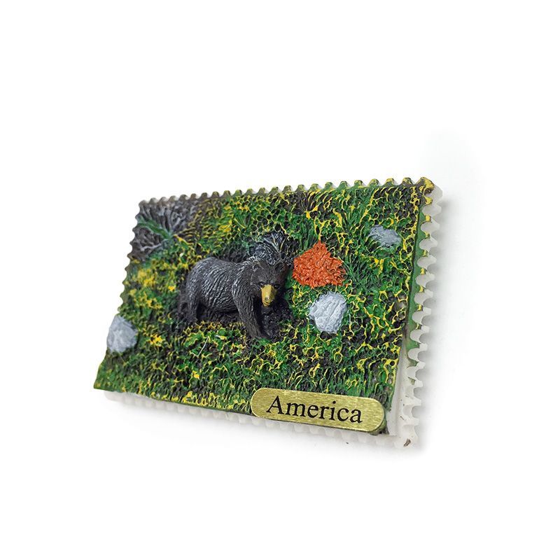 알래스카, 미국 3D 검은 곰 창의적 냉장고 자석 문화 - Home Decor Usa 리뷰 및 가격