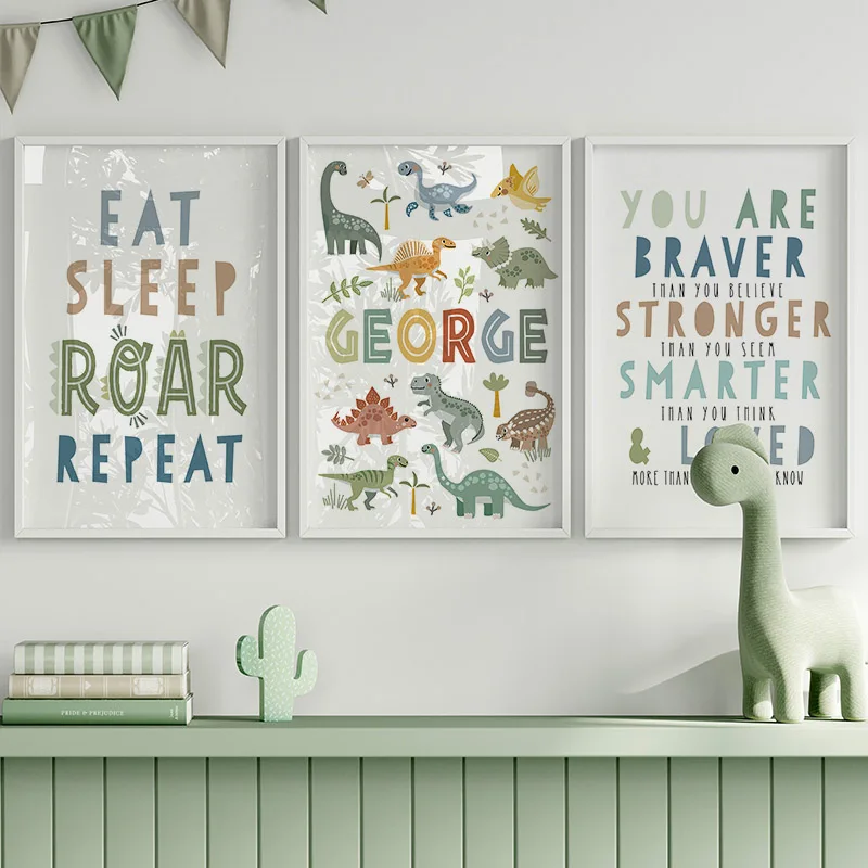 쥬라기 시대 공룡 벽 아트 캔버스 회화 북유럽 공룡 포 - Home Decor Japandi 리뷰 및 가격