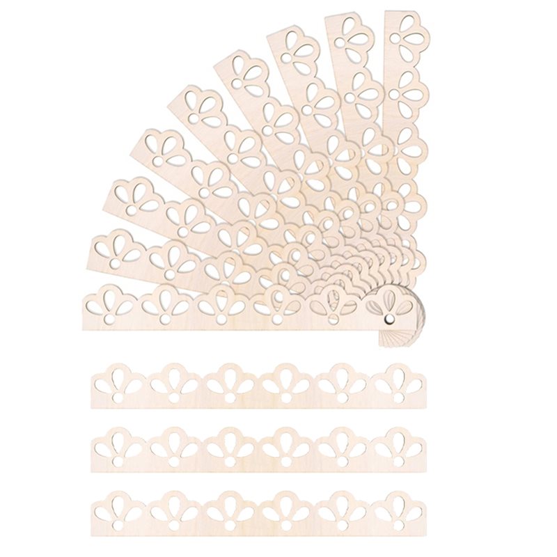 크리스마스 홈 벽 장식용 12개 세트 미완성 스캘럽 장 - Home Decor Wall Molding 리뷰 및 가격