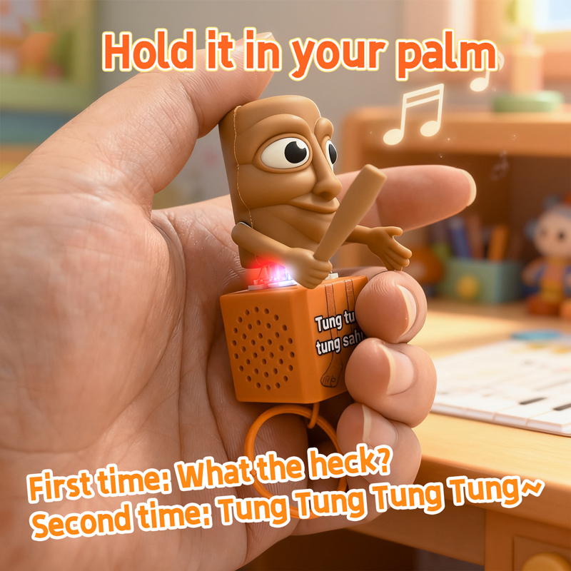 새로운 Tung Tung Tung Sahur 키 체인  - Home Decor Solution 리뷰 및 가격
