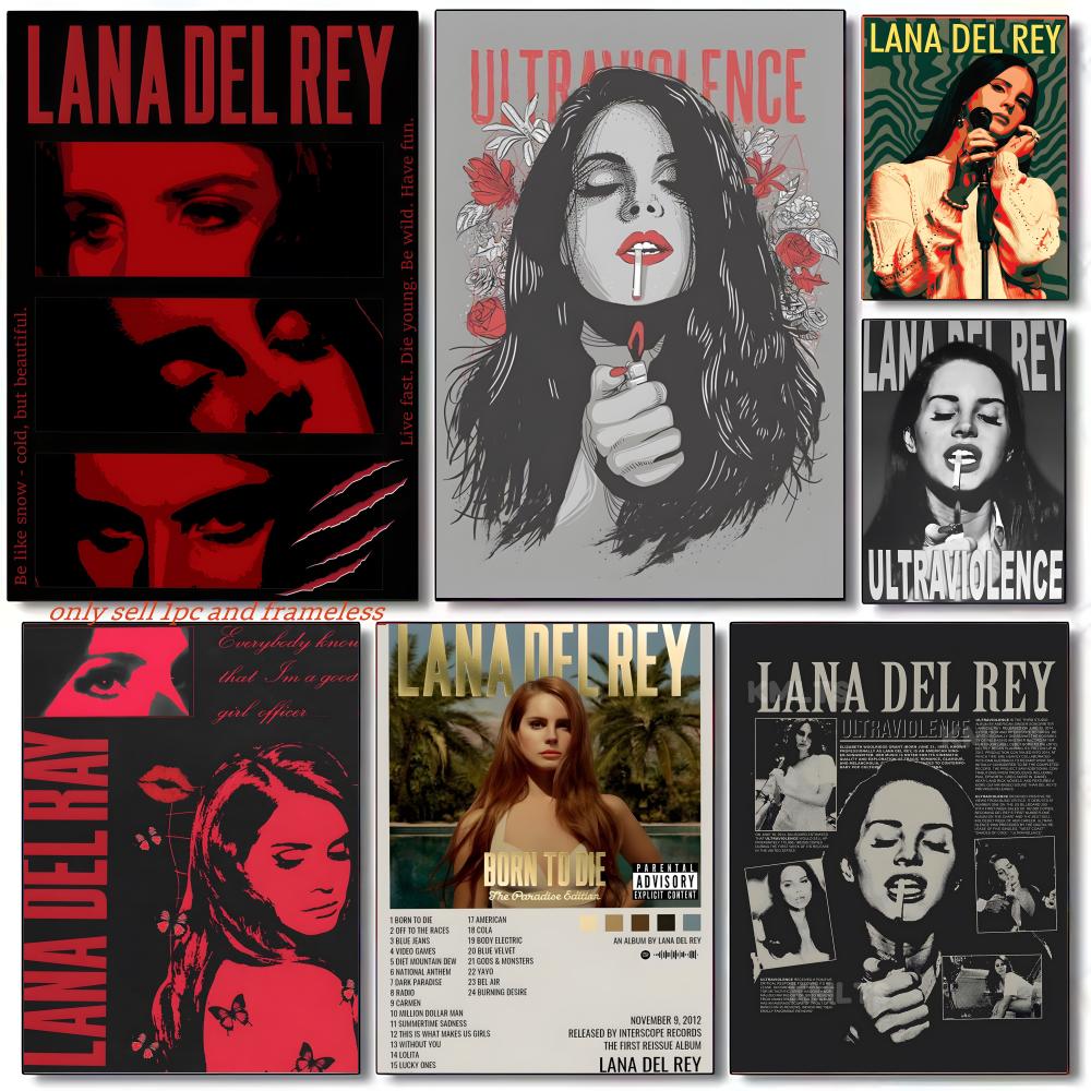 미국 유명 가수 L-Lana Del Rey 포스터 HD - Home Decor Usa 리뷰 및 가격
