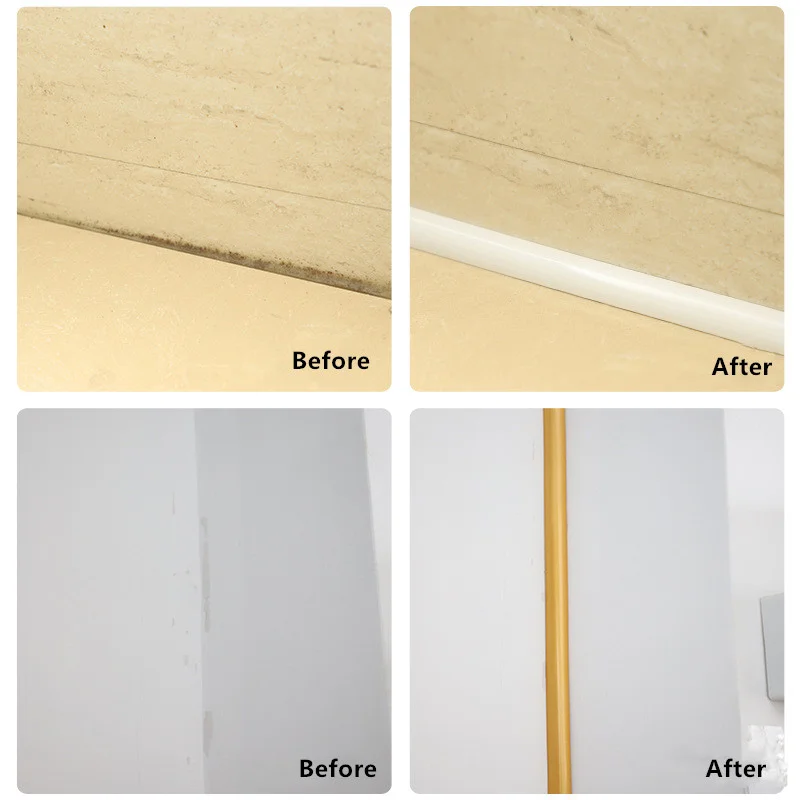 PVC 자체 접착 벽 오목 장식 라인, 벽 인테리어 갭 - Home Decor Wall Molding 리뷰 및 가격