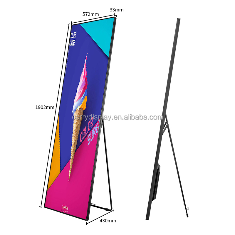 WiFi 4G 제어 P2.5 실내형 스탠딩 LED 미러 - Home Decor Mirror 리뷰 및 가격