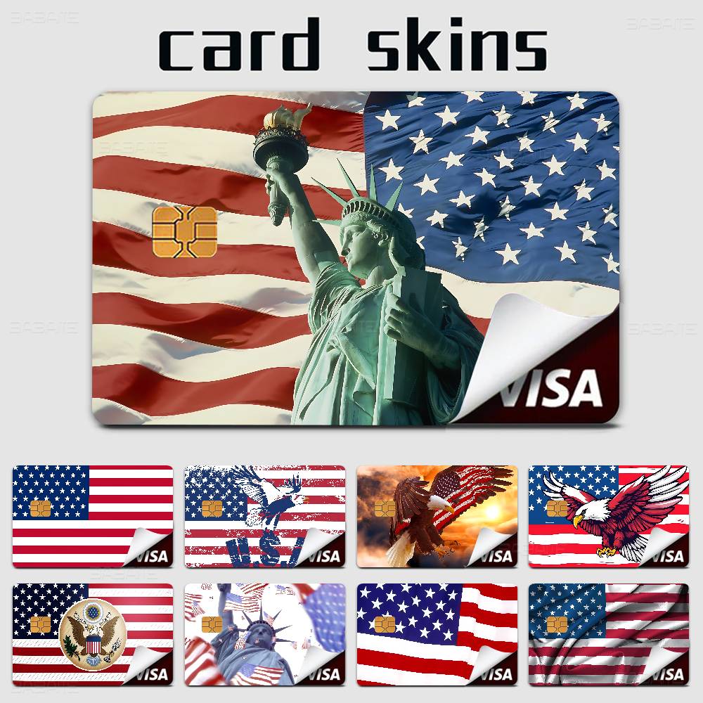 미국 국기 USA DIY 신용카드/직불카드 스티커 파티 - Home Decor Usa 리뷰 및 가격